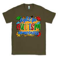 Army Green fight for autism awareness Classic Tee - Artiststas