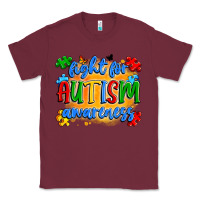 Burgundy fight for autism awareness Classic Tee - Artiststas