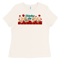 Bone valentines day with playing cards Ladies Tee - AdoDesignShop