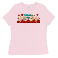 Bubblegum Pink valentines day with playing cards Ladies Tee - AdoDesignShop