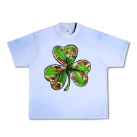 Grape Ice Cowhide leopard shamrock 4th of july Urban Heavy Tee - Neo Western