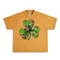 Peanut Butter Cowhide leopard shamrock 4th of july Urban Heavy Tee - Neo Western