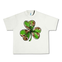 Pistachio Cowhide leopard shamrock 4th of july Urban Heavy Tee - Neo Western