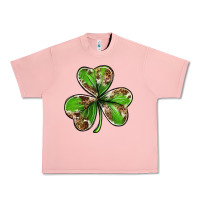 Salmon Cowhide leopard shamrock 4th of july Urban Heavy Tee - Neo Western