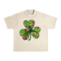 Sandshell Cowhide leopard shamrock 4th of july Urban Heavy Tee - Neo Western