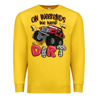 Lemon on weekends we wear dirt Premium Sweatshirt - MaliasSmallBusiness