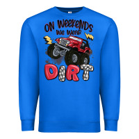 True Royal on weekends we wear dirt Premium Sweatshirt - MaliasSmallBusiness