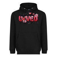 Black i am loved john 3 16 Heavyweight Hoodie - MaliasSmallBusiness