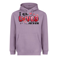 Lavender i am loved john 3 16 Heavyweight Hoodie - MaliasSmallBusiness