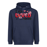 Navy i am loved john 3 16 Heavyweight Hoodie - MaliasSmallBusiness