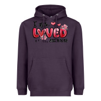 Plum i am loved john 3 16 Heavyweight Hoodie - MaliasSmallBusiness