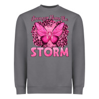 Storm Stronger Than The Storm Breast Cancer Heavyweight Sweatshirt - texasbilliewilder