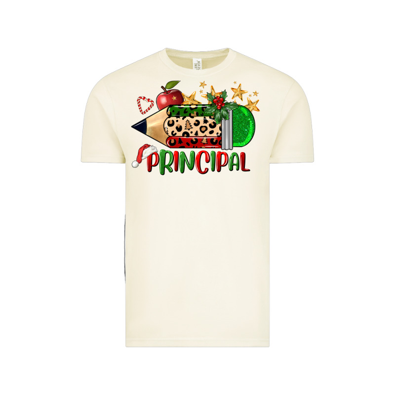 Christmas Principal Pencil Vintage Tee by FaDigitalArtStudio | Teevron