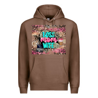 Chestnut boss mom wife Premium Hoodie - LillyAllenDesigns