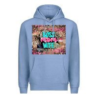 Colony Blue boss mom wife Premium Hoodie - LillyAllenDesigns