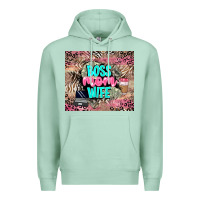 Seafoam boss mom wife Premium Hoodie - LillyAllenDesigns