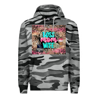 Slate Camo boss mom wife Premium Hoodie - LillyAllenDesigns