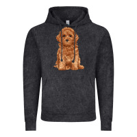 Vintage Black toy poodle Vintage Hoodie - RanaPortraitStore