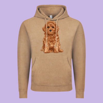Toy Poodle Vintage Hoodie Designed By Ranaportraitstore