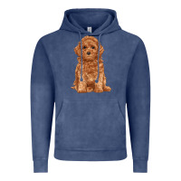 Vintage Denim toy poodle Vintage Hoodie - RanaPortraitStore
