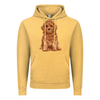 Vintage Mustard toy poodle Vintage Hoodie - RanaPortraitStore