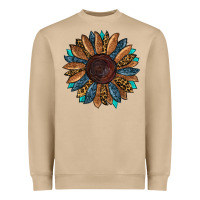 Mushroom fall tooled lather leopard Heavyweight Sweatshirt - RanaPortraitStore