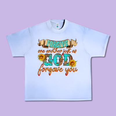 Forgive One Another Just As God Forgave You Urban Heavy Tee Designed By Hra Design Shop