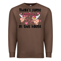Chestnut there's some cupid's in this house Premium Sweatshirt - MaliasSmallBusiness