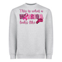 Heather Grey This Is What a Warrior Looks Like Heavyweight Sweatshirt - texasbilliewilder