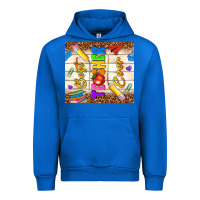 Cobalt best teacher ever Urban Hoodie - NancyCooperArtShop