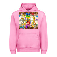 Fuchsia Pink best teacher ever Urban Hoodie - NancyCooperArtShop