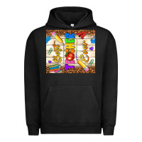 Pigment Black best teacher ever Urban Hoodie - NancyCooperArtShop