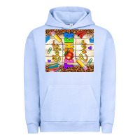 Pigment Grape Ice best teacher ever Urban Hoodie - NancyCooperArtShop
