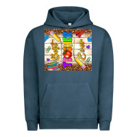 Pigment Midnight Navy best teacher ever Urban Hoodie - NancyCooperArtShop