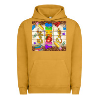 Pigment Peanut Butter best teacher ever Urban Hoodie - NancyCooperArtShop