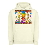 Pigment Pistachio best teacher ever Urban Hoodie - NancyCooperArtShop