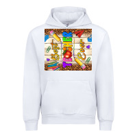 White best teacher ever Urban Hoodie - NancyCooperArtShop
