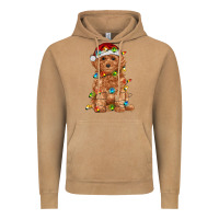 Vintage Camel toy poodle with christmas lights Vintage Hoodie - RanaPortraitStore