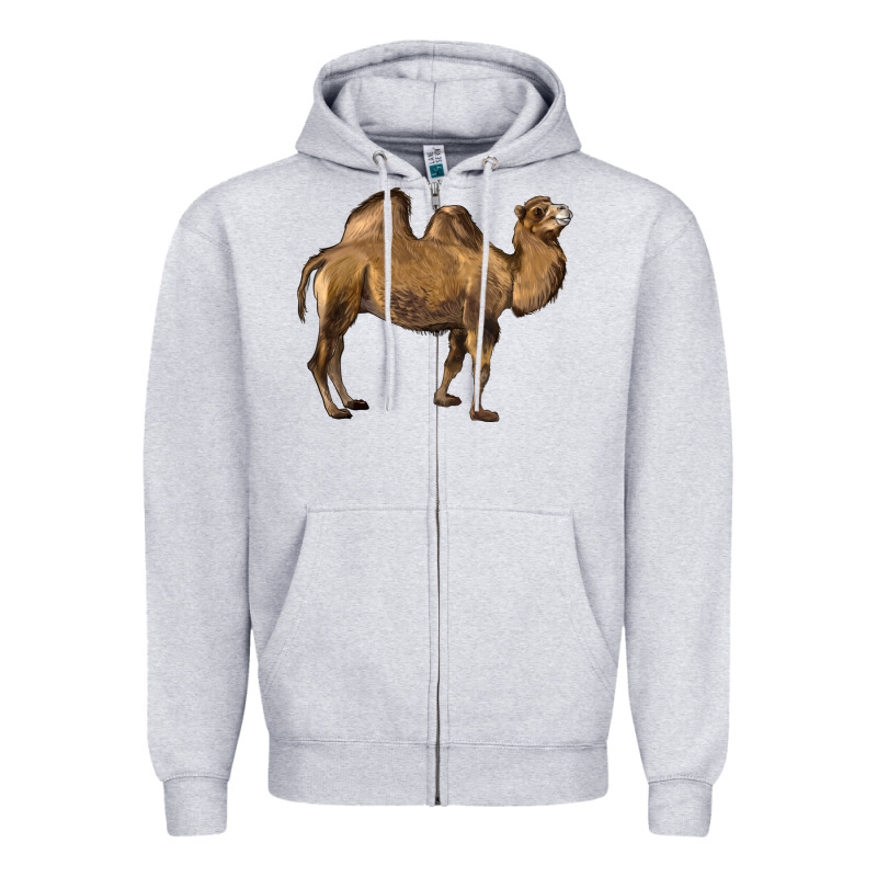 Camel Zipper Hoodie by LillyAllenDesigns | Teevron
