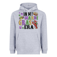 Heather Grey in my mardi gras era Heavyweight Hoodie - MaliasSmallBusiness