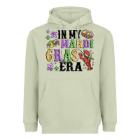 Matcha in my mardi gras era Heavyweight Hoodie - MaliasSmallBusiness
