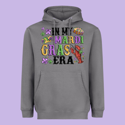 In My Mardi Gras Era Heavyweight Hoodie Designed By Maliassmallbusiness