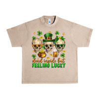 Dead Inside But Feeling Lucky St. Patricks Day Urban Heavy Tee | Teevron