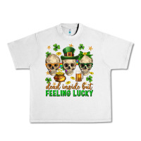 Lunar Rock Dead inside but feeling lucky st. patricks day Urban Heavy Tee - Neo Western