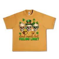 Peanut Butter Dead inside but feeling lucky st. patricks day Urban Heavy Tee - Neo Western