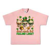 Salmon Dead inside but feeling lucky st. patricks day Urban Heavy Tee - Neo Western