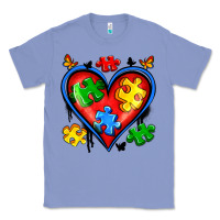 Colony Blue autism heart Classic Tee - Artiststas