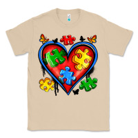 Mushroom autism heart Classic Tee - Artiststas