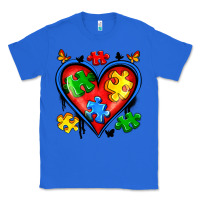True Royal autism heart Classic Tee - Artiststas
