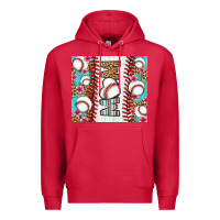 Cardinal baseball mom Premium Hoodie - LillyAllenDesigns